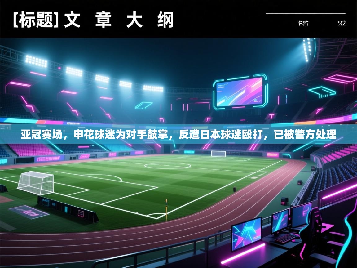 亚冠赛场，申花球迷为对手鼓掌，反遭日本球迷殴打，已被警方处理  第2张